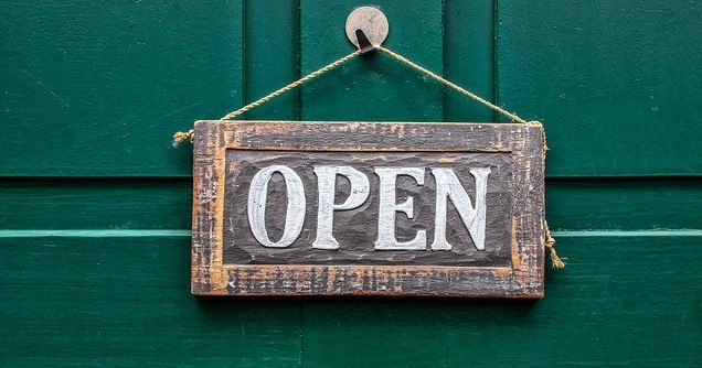 Open sign